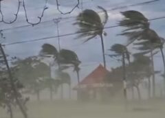 Cidade de Santos, no litoral de São Paulo, registra ventos de 109 km/h